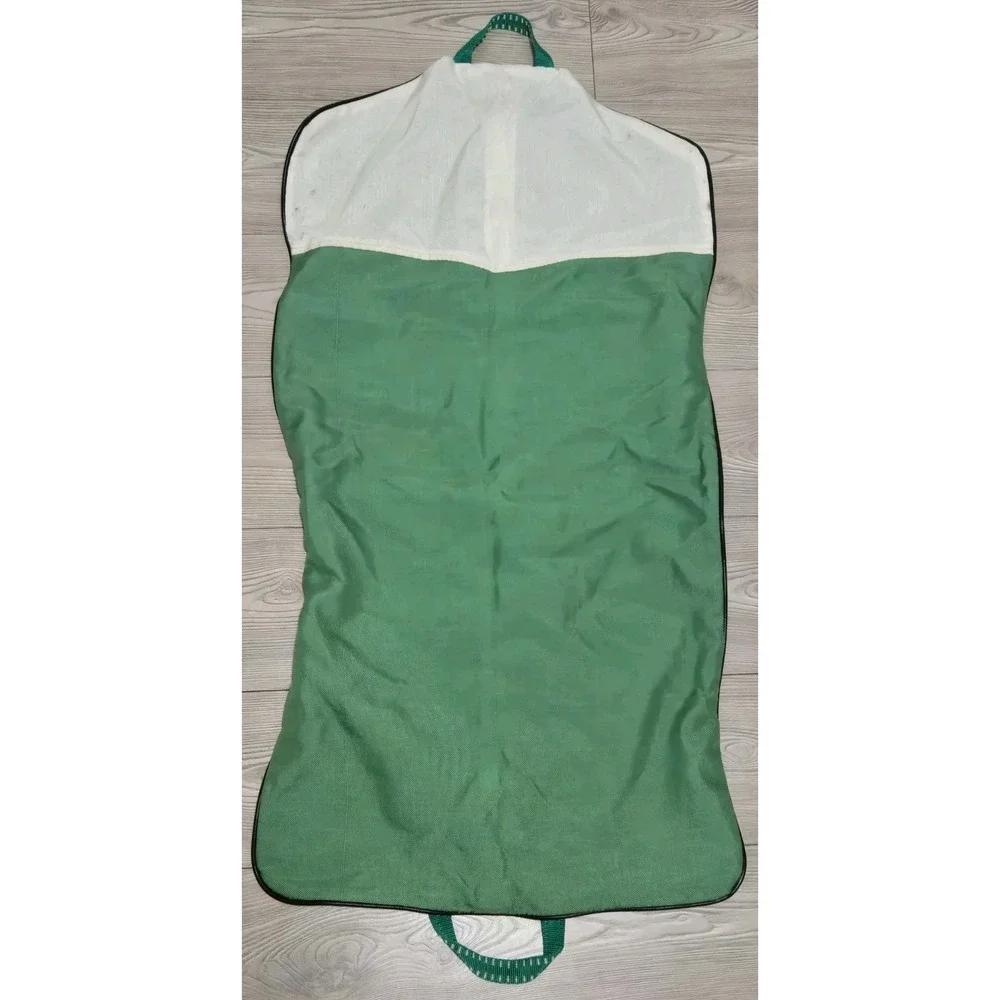 Vintage Kawasaki‎ Garment Bag Green Rare Nylon Clothing Storage